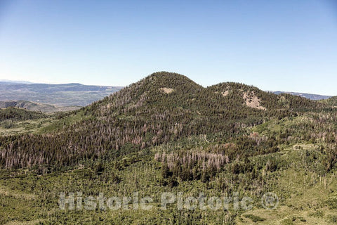 Photograph - Aerial Views of What Coloradans Call The Flat Tops, a Range of The Rocky Mountains (only Some of Whose Tops are Somewhat Flat) 16
