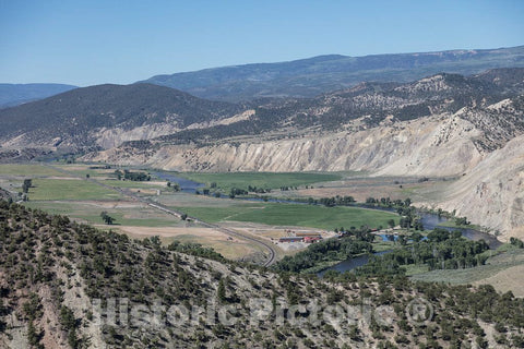 Photo- Aerial View of a Valley in an Area, Northwest of Eagle, Colorado, in Eagle and Rio Blanco Counties That Coloradans Call The Flat Tops 3 Fine Art Photo Reproduction