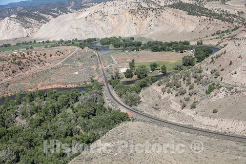 Photo- Aerial View of a Valley in an Area, Northwest of Eagle, Colorado, in Eagle and Rio Blanco Counties That Coloradans Call The Flat Tops 5 Fine Art Photo Reproduction