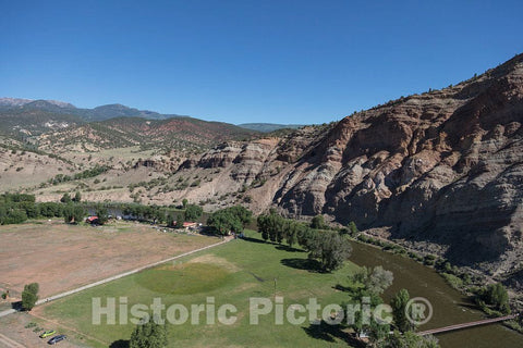 Photo- Aerial View of a Valley in an Area, Northwest of Eagle, Colorado, in Eagle and Rio Blanco Counties That Coloradans Call The Flat Tops 7 Fine Art Photo Reproduction
