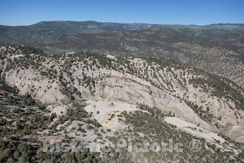 Photo- Rugged Terrain west of Eagle, Colorado, Heading Toward The Even More Rugged Flat Tops Wilderness Area 3 Fine Art Photo Reproduction