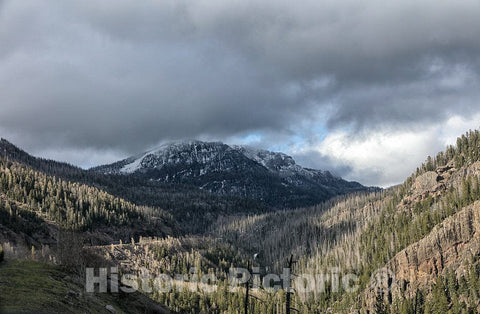 Photo - Peak and Valley in The San Juan Range of The Southern Rocky Mountains in Mineral County, Colorado- Fine Art Photo Reporduction