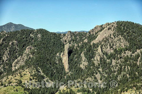 Photo- Aerial View of The Rocky Mountains Between Boulder and Eldorado Springs, Colorado 2 Fine Art Photo Reproduction