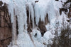 Photo- Climber at The Ouray Ice Park, a Human-Made ice Climbing Venue in a Natural Gorge Within Walking Distance of The City of Ouray, Colorado 2 Fine Art Photo Reproduction