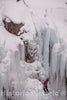 Photo- Climber at The Ouray Ice Park, a Human-Made ice Climbing Venue in a Natural Gorge Within Walking Distance of The City of Ouray, Colorado 1 Fine Art Photo Reproduction