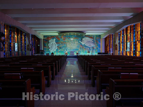 Photo - The Catholic Chapel at the United States Air Force Academy Cadet Chapel in Colorado Springs- Fine Art Photo Reporduction