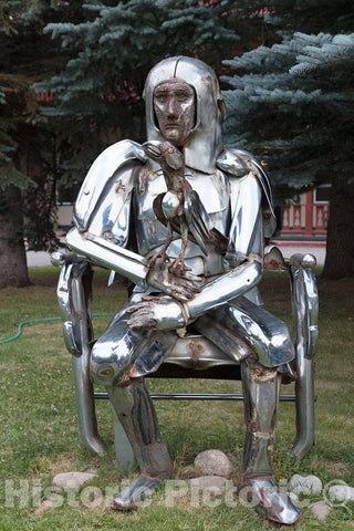 Photo - Metal Art in Redstone, Colorado, Eastern Capitalist Cleve Osgood's onetime Company Town for Those who Produced Coke for his Steel Mill Down in Pueblo