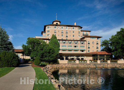 Photo- The Signature Building at The Broadmoor Hotel, a Historic Hotel and Resort in Colorado Springs 2 Fine Art Photo Reproduction