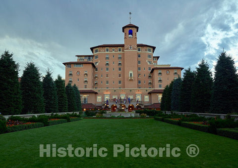 Photo- The Signature Building at The Broadmoor Hotel, a Historic Hotel and Resort in Colorado Springs 3 Fine Art Photo Reproduction