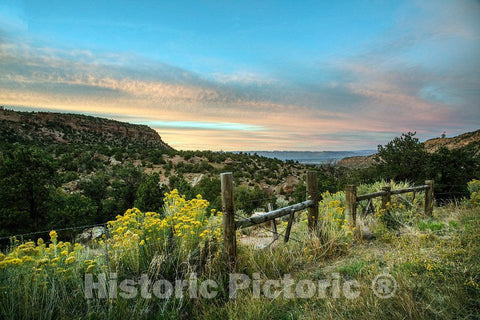 Photo - Dusk Settles Over Mesa County, Colorado's, Unaweep Canyon- Fine Art Photo Reporduction