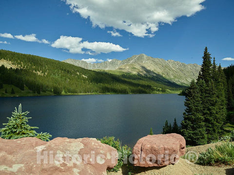 Photo- Clinton Gulch Reservoir in Summit County, Colorado 1 Fine Art Photo Reproduction