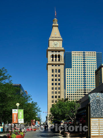 Photo - Denver, Colorado's, landmark Daniels & Fisher Tower, known locally as the D&F Tower, was built as part of the Daniels & Fisher department store in 1910