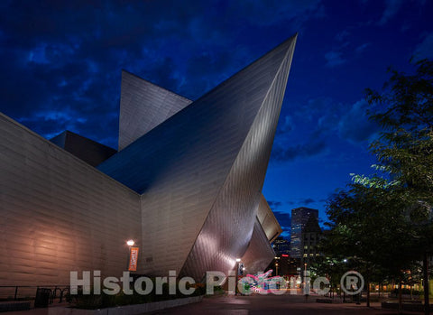 Photo- The Frederic C. Hamilton Building in Denver, Colorado, Holds The Modern and Contemporary Art, African Art and Oceanic Art Collections at The Denver Art Museum 1