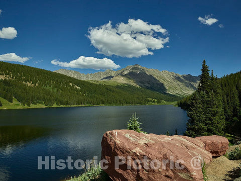 Photo - Clinton Gulch Reservoir, a Manmade Lake in Summit County, Colorado- Fine Art Photo Reporduction