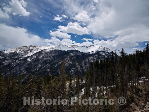 Peaks Surrounding Berthoud Pass, high in The Rocky Mountains in Grand County, Colorado,  2