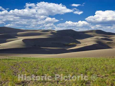 Photograph - Great Sand Dunes National Park & Preserve, one of America's newest national parks to be established (in 2004), in the San Luis Valley at the base of the Sangre de Cristo Range 3