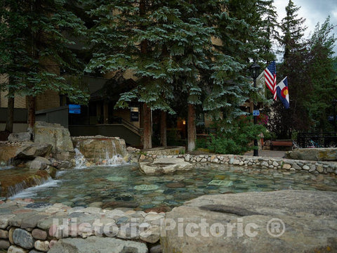 Photo - Lodge at The ski-Resort Town of Vail, Colorado- Fine Art Photo Reporduction