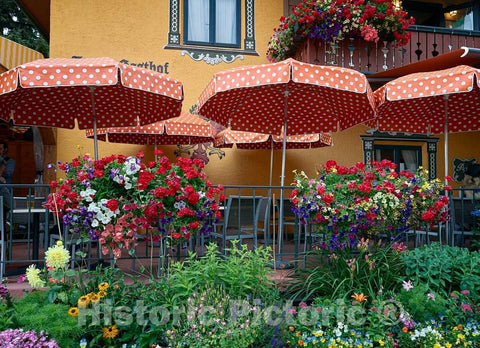 Photo- Colorful Guest Lodge in Vail Village in The Heart of The ski-Resort Town of Vail, Colorado 2 Fine Art Photo Reproduction