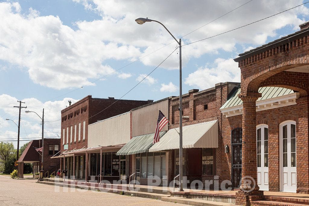 Photo - Downtown Block in Marks, Mississippi- Fine Art Photo Reporduction