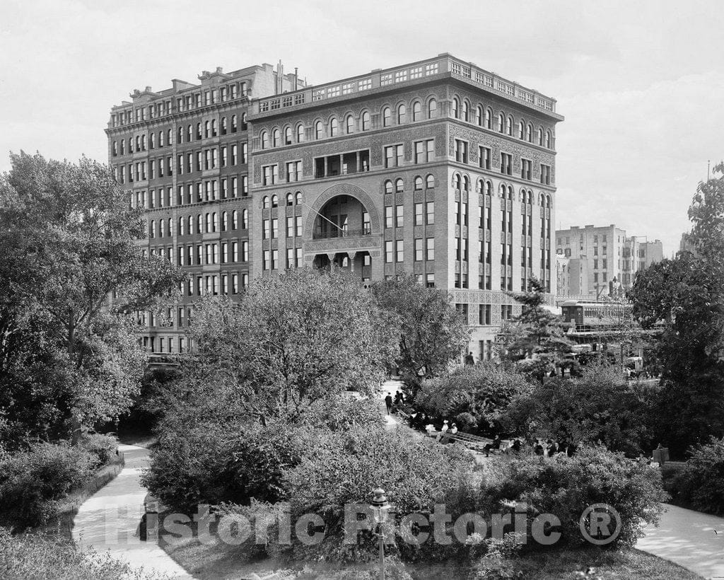 Historic Black & White Photo - New York City, New York - New York Athletic Club, c1901 -
