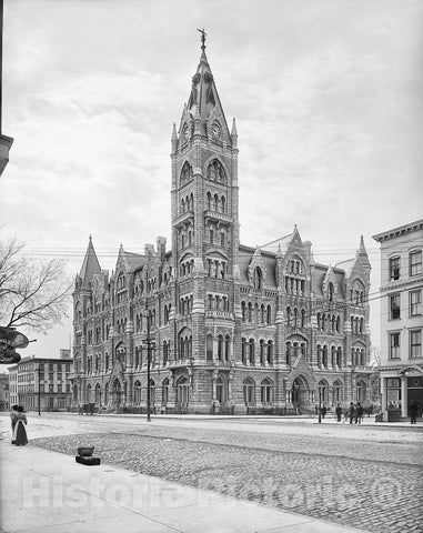 Historic Black & White Photo - Richmond, Virginia - Old City Hall, c1905 -