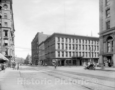 Syracuse Historic Black & White Photo, The Vanderbilt Hotel, c1904 -