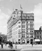 Washington D.C. Historic Black & White Photo, The Raleigh Hotel, Pennsylvania Avenue & 12th Street, c1904 -
