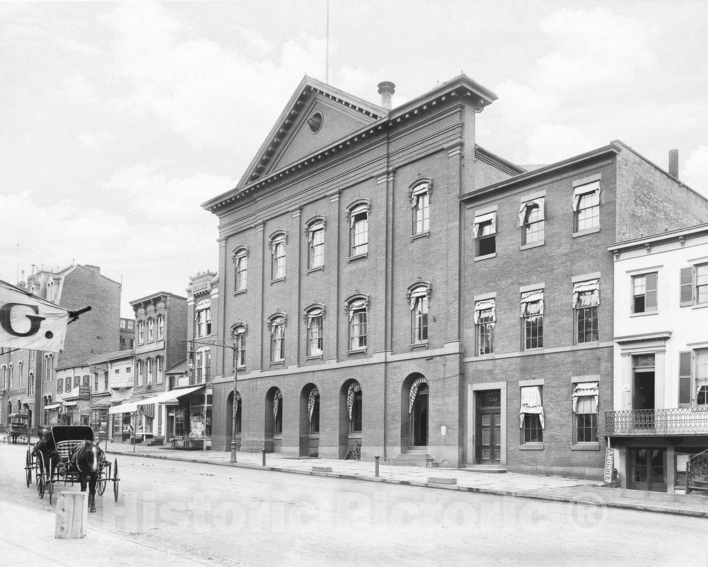 Historic Black & White Photo - Washington D.C, Ford's Theatre, c1907 -