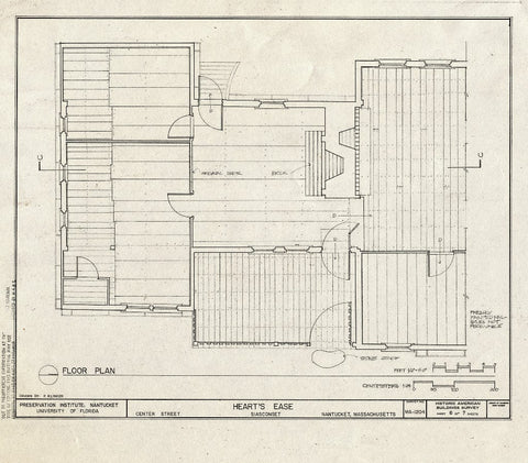 Blueprint HABS Mass,10-NANT,96- (Sheet 6 of 7) - Heart's Ease, Center Street, Siasconset, Nantucket, Nantucket County, MA