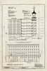 Blueprint Section A-A, Mill #2 & Stairtower, Northeast Elevation - Mill #1 - Boott Cotton Mills, John Street at Merrimack River, Lowell, Middlesex County, MA