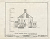 Blueprint HABS Mass,10-NANT,92- (Sheet 10 of 15) - Worth-Gardner House, 3 Academy Lane, Nantucket, Nantucket County, MA