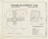 Blueprint HABS Mass,13-BOST,143A- (Sheet 1 of 8) - Charles Street Jail Complex, Jail, 215 Charles Street, Boston, Suffolk County, MA