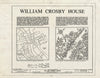 Blueprint HABS Mass,10-NANT,107- (Sheet 1 of 16) - William Crosby House, 1 Pleasant Street, Nantucket, Nantucket County, MA