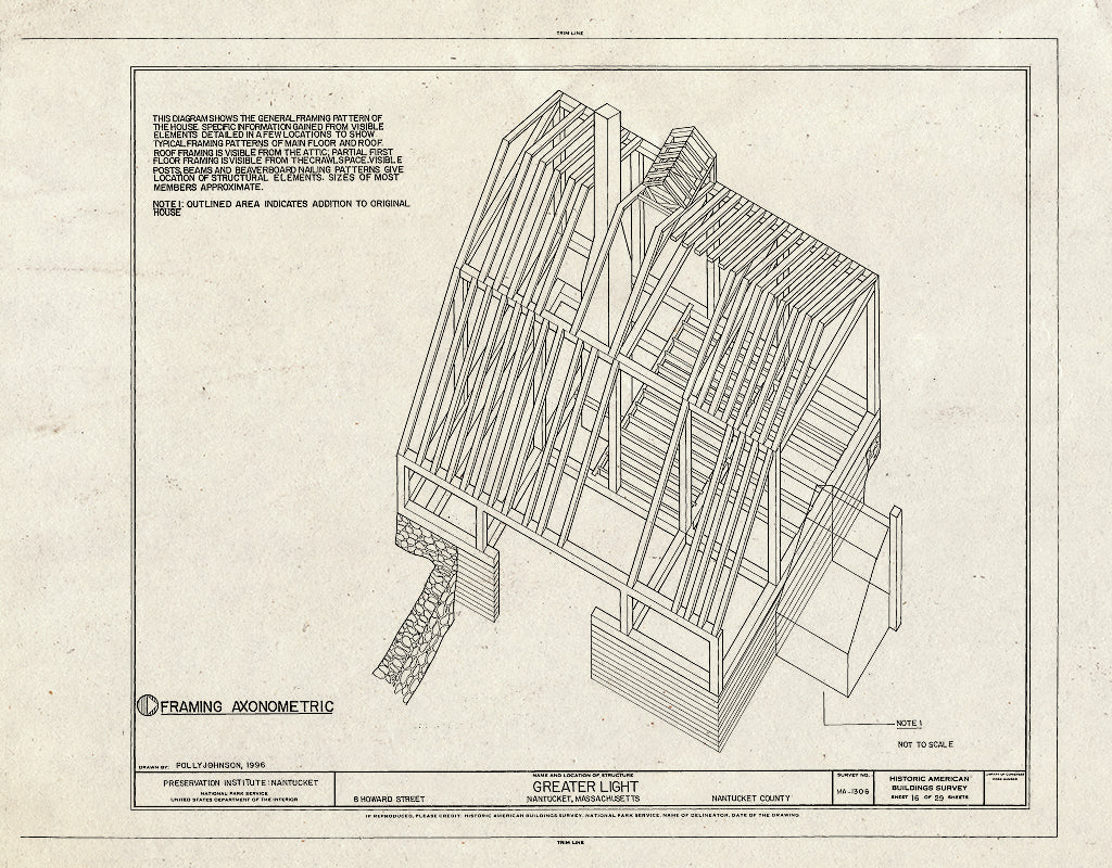 Blueprint HABS Mass,10-NANT,108- (Sheet 16 of 29) - Greater Light, 8 Howard Street, Nantucket, Nantucket County, MA