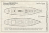 Blueprint Deck Plan/Framing - Schooner Ernestina, New Bedford Whaling National Historical Park State Pier, New Bedford, Bristol County, MA