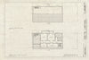 Blueprint Third Floor & Attic Plan - Fenway Court, Carriage House, 280 The Fenway, Boston, Suffolk County, MA