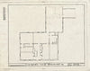 Blueprint First Floor Plan - 1680 Thatcher House, Route 6A & Thacher Street, Yarmouth Port, Barnstable County, MA