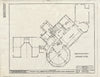 Blueprint First Floor Plan - Farmer's Wing - Indian Hill Farm, Indian Hill Street, West Newbury, Essex County, MA