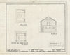 Blueprint HABS MD,2-Anna,6A- (Sheet 3 of 3) - Dr. Upton Scott House, Stable, 4 Shipwright Street, Annapolis, Anne Arundel County, MD