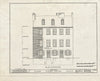 Blueprint HABS MD,4-BALT,14- (Sheet 8 of 14) - Caton House, Lombard & South Front Streets, Baltimore, Independent City, MD