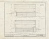Blueprint HABS MD,4-BALT,5B- (Sheet 3 of 6) - Fort McHenry, Powder Magazine, East Fort Avenue at Whetstone Point, Baltimore, Independent City, MD