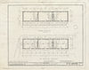 Blueprint HABS MD,4-BALT,5E- (Sheet 1 of 8) - Fort McHenry, Soldiers' Barracks No. 2, East Fort Avenue at Whetstone Point, Baltimore, Independent City, MD