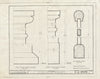Blueprint HABS MD,4-BALT,5E- (Sheet 5 of 8) - Fort McHenry, Soldiers' Barracks No. 2, East Fort Avenue at Whetstone Point, Baltimore, Independent City, MD