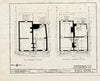 Blueprint HABS MD,4-BALT,13- (Sheet 1 of 3) - 520-522 South Chapel Street (Double House), Fell's Point, Baltimore, Independent City, MD