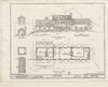 Blueprint HABS MD,16-SOM,1- (Sheet 1 of 3) - Milton, River Road, Somerset, Montgomery County, MD