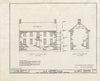 Blueprint HABS MD,16-DAWV.V,1- (Sheet 2 of 6) - Dawson House, 15200 Sugarland Road, Dawsonville, Montgomery County, MD