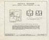 Blueprint HABS MD,16-CHEV,1- (Sheet 1 of 13) - Hayes Manor, 4101 Manor Road, Chevy Chase, Montgomery County, MD