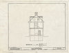 Blueprint HABS MD,15-CHESV,1- (Sheet 10 of 12) - Isaac Spencer House, Morgnec Road (Route 447) & Route 290, Chesterville, Kent County, MD