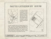 Blueprint 1. Title Sheet - Smyth-Letherbury House, 107 Water Street, Chestertown, Kent County, MD