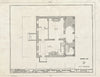 Blueprint 2. Basement Plan - Smyth-Letherbury House, 107 Water Street, Chestertown, Kent County, MD